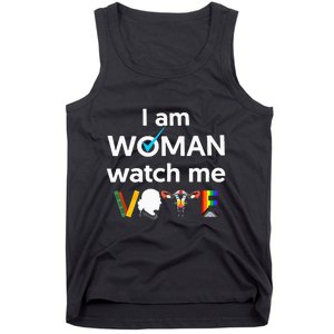 I Am Woman Watch Me Vote Tank Top