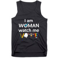 I Am Woman Watch Me Vote Tank Top