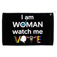 I Am Woman Watch Me Vote Grommeted Golf Towel