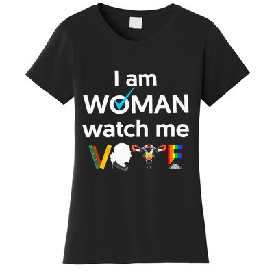 I Am Woman Watch Me Vote Women's T-Shirt