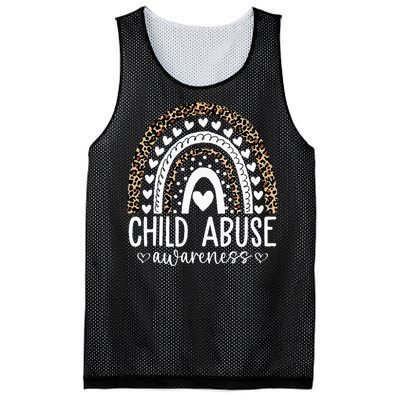 In April We Wear Blue Cool Child Abuse Prevention Awareness Mesh Reversible Basketball Jersey Tank