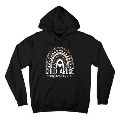 In April We Wear Blue Cool Child Abuse Prevention Awareness Tall Hoodie