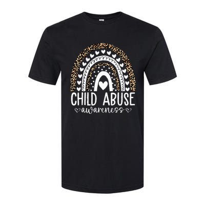 In April We Wear Blue Cool Child Abuse Prevention Awareness Softstyle CVC T-Shirt