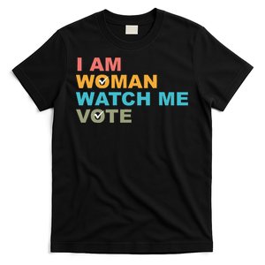 I Am Woman Watch Me Vote Gift T-Shirt