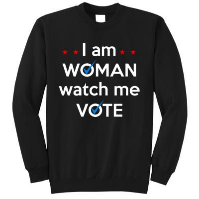 I Am Woman Watch Me Vote Sweatshirt