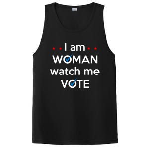 I Am Woman Watch Me Vote PosiCharge Competitor Tank