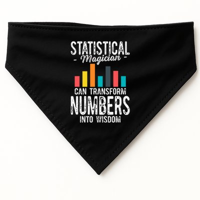 In A World Full Of Data Math Science Statistics Teacher Gift USA-Made Doggie Bandana