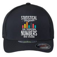 In A World Full Of Data Math Science Statistics Teacher Gift Flexfit Unipanel Trucker Cap