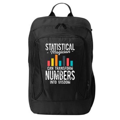 In A World Full Of Data Math Science Statistics Teacher Gift City Backpack