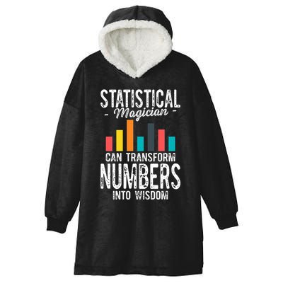 In A World Full Of Data Math Science Statistics Teacher Gift Hooded Wearable Blanket