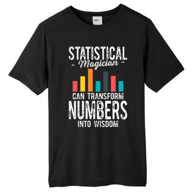 In A World Full Of Data Math Science Statistics Teacher Gift Tall Fusion ChromaSoft Performance T-Shirt