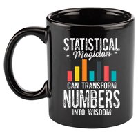 In A World Full Of Data Math Science Statistics Teacher Gift 11oz C Handle Ceramic Mug