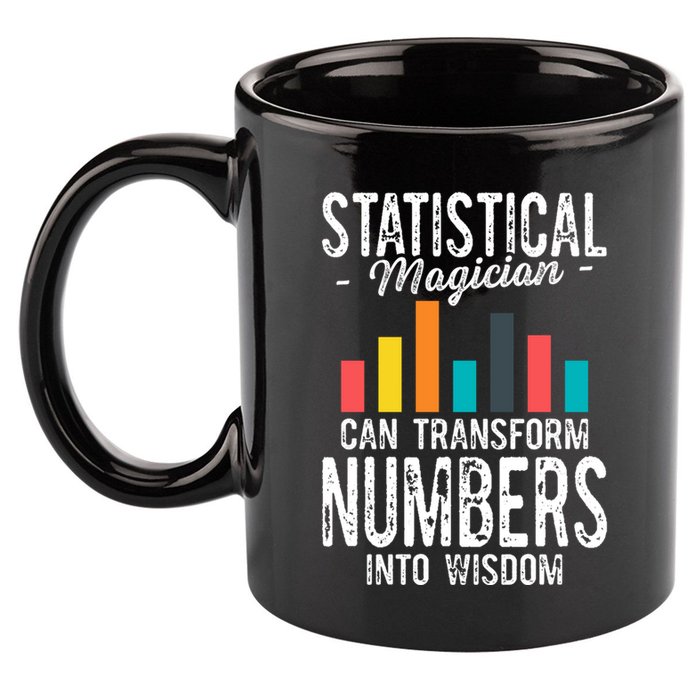 In A World Full Of Data Math Science Statistics Teacher Gift 11oz C Handle Ceramic Mug