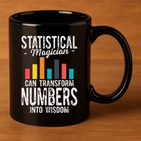 In A World Full Of Data Math Science Statistics Teacher Gift 11oz C Handle Ceramic Mug