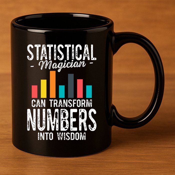 In A World Full Of Data Math Science Statistics Teacher Gift 11oz C Handle Ceramic Mug