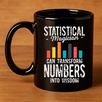 In A World Full Of Data Math Science Statistics Teacher Gift 11oz C Handle Ceramic Mug