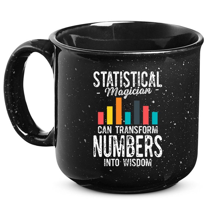In A World Full Of Data Math Science Statistics Teacher Gift 15oz Campfire Ceramic Mug