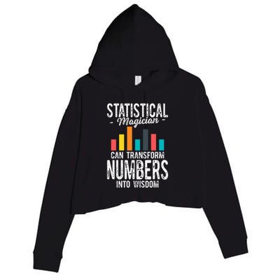 In A World Full Of Data Math Science Statistics Teacher Gift Crop Fleece Hoodie