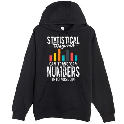 In A World Full Of Data Math Science Statistics Teacher Gift Premium Pullover Hoodie