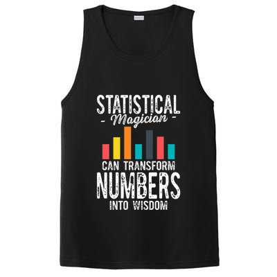 In A World Full Of Data Math Science Statistics Teacher Gift PosiCharge Competitor Tank