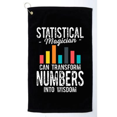 In A World Full Of Data Math Science Statistics Teacher Gift Golf Towel
