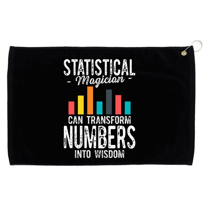In A World Full Of Data Math Science Statistics Teacher Gift Grommeted Golf Towel