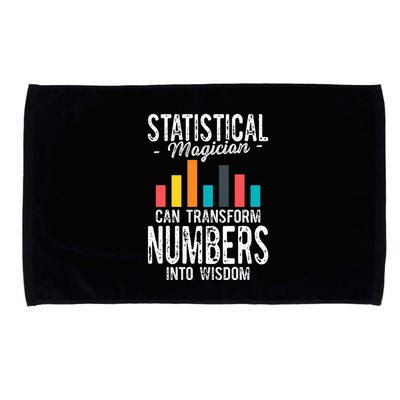 In A World Full Of Data Math Science Statistics Teacher Gift Microfiber Hand Towel