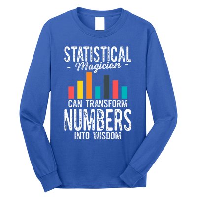 In A World Full Of Data Math Science Statistics Teacher Gift Long Sleeve Shirt