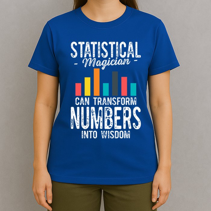 In A World Full Of Data Math Science Statistics Teacher Gift T-Shirt