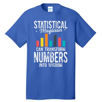 In A World Full Of Data Math Science Statistics Teacher Gift Tall T-Shirt