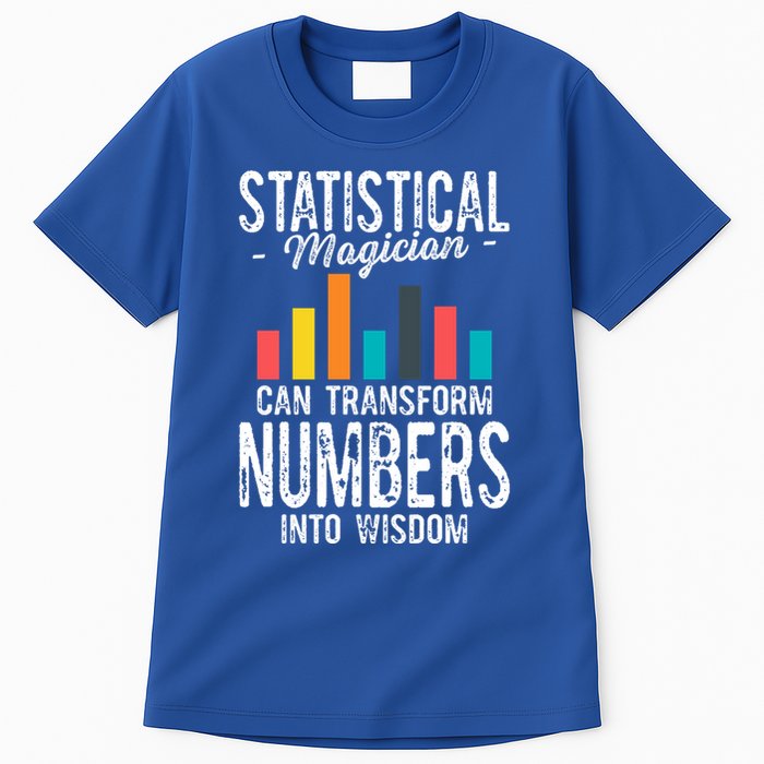 In A World Full Of Data Math Science Statistics Teacher Gift Tall T-Shirt