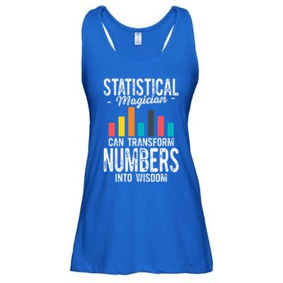 In A World Full Of Data Math Science Statistics Teacher Gift Ladies Essential Flowy Tank