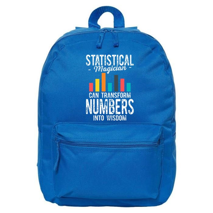 In A World Full Of Data Math Science Statistics Teacher Gift 16 in Basic Backpack