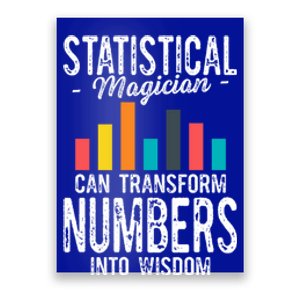 In A World Full Of Data Math Science Statistics Teacher Gift Poster