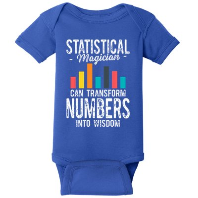 In A World Full Of Data Math Science Statistics Teacher Gift Baby Bodysuit