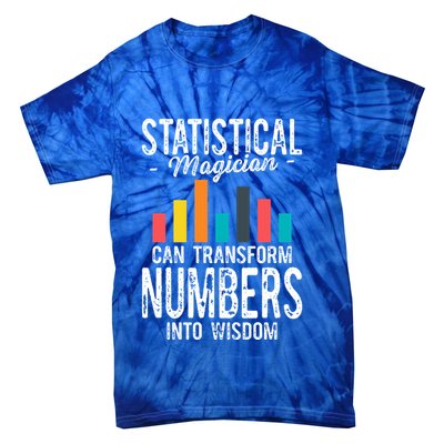 In A World Full Of Data Math Science Statistics Teacher Gift Tie-Dye T-Shirt