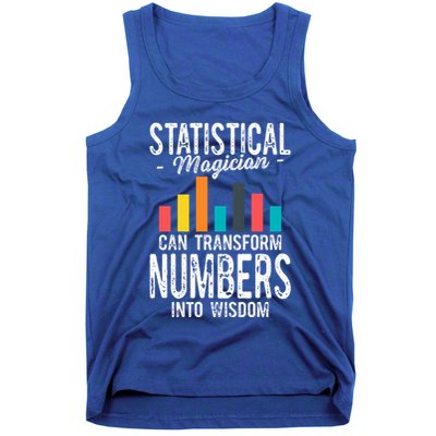 In A World Full Of Data Math Science Statistics Teacher Gift Tank Top