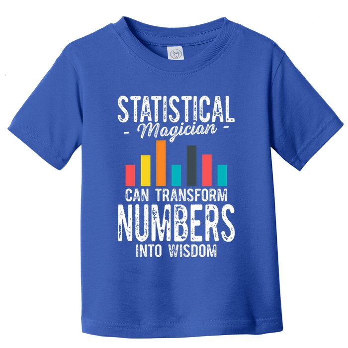 In A World Full Of Data Math Science Statistics Teacher Gift Toddler T-Shirt
