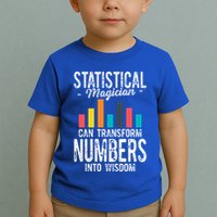 In A World Full Of Data Math Science Statistics Teacher Gift Toddler T-Shirt
