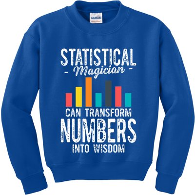 In A World Full Of Data Math Science Statistics Teacher Gift Kids Sweatshirt