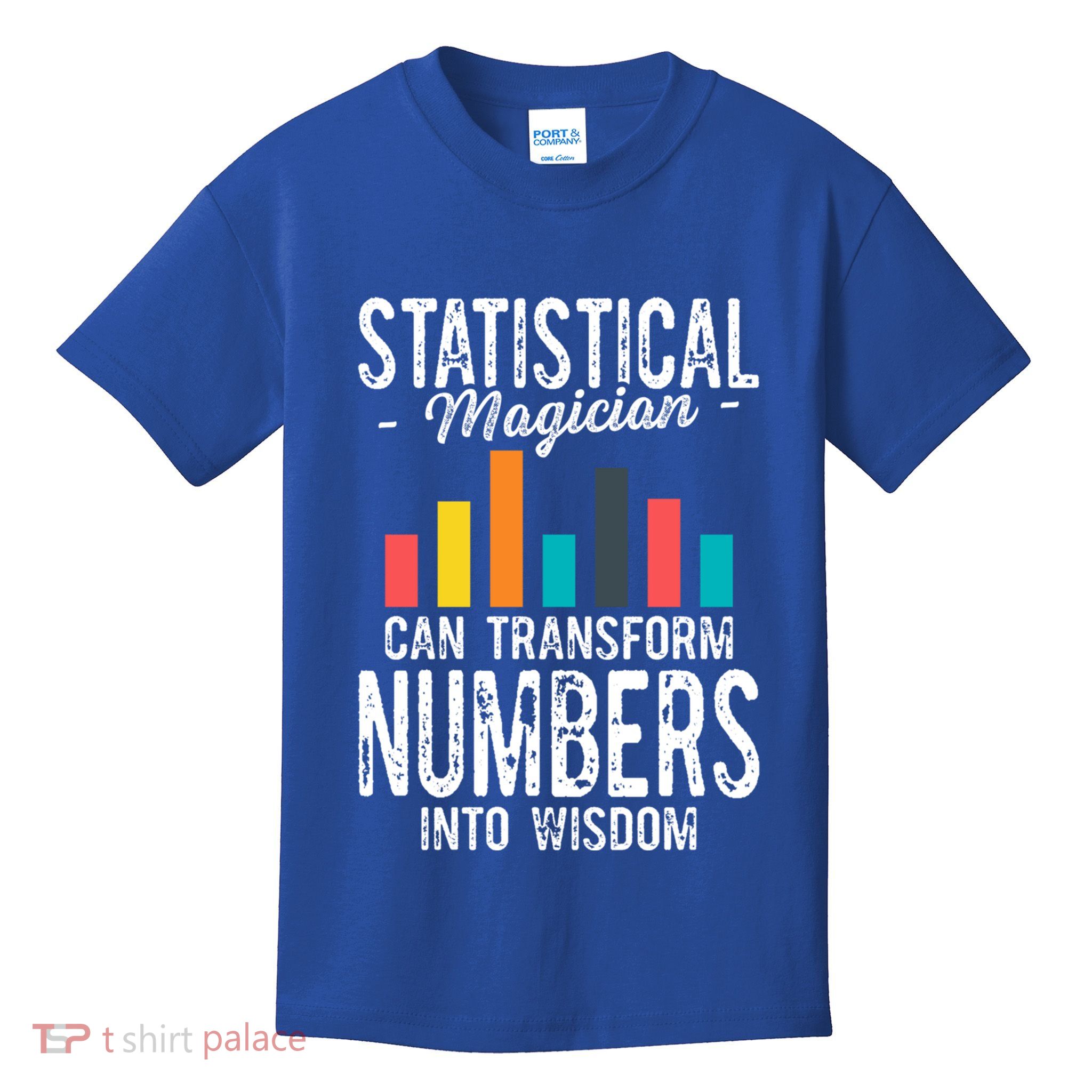 In A World Full Of Data Math Science Statistics Teacher Gift Kids T-Shirt