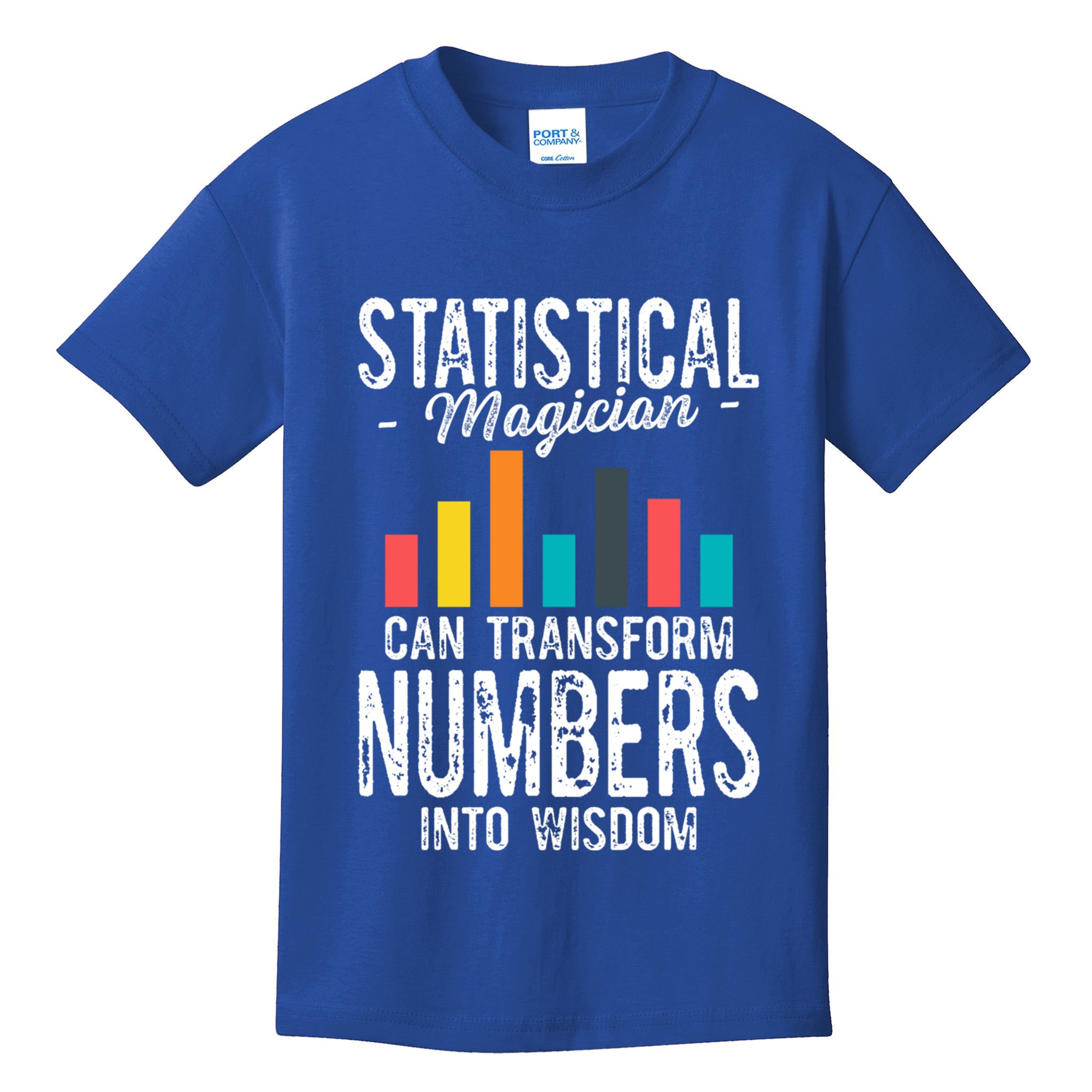 In A World Full Of Data Math Science Statistics Teacher Gift Kids T-Shirt