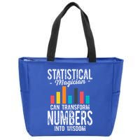 In A World Full Of Data Math Science Statistics Teacher Gift Zip Tote Bag