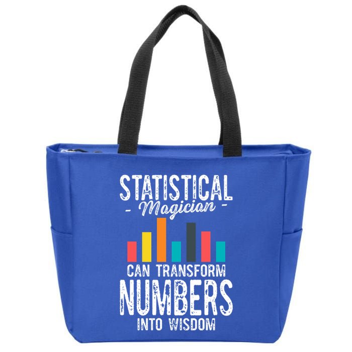 In A World Full Of Data Math Science Statistics Teacher Gift Zip Tote Bag