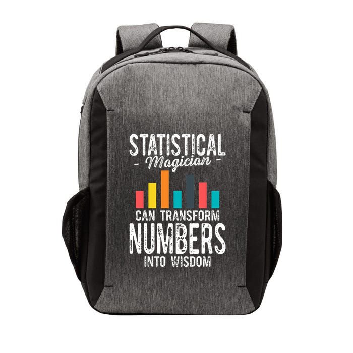 In A World Full Of Data Math Science Statistics Teacher Gift Vector Backpack