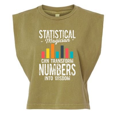 In A World Full Of Data Math Science Statistics Teacher Gift Garment-Dyed Women's Muscle Tee