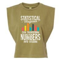 In A World Full Of Data Math Science Statistics Teacher Gift Garment-Dyed Women's Muscle Tee