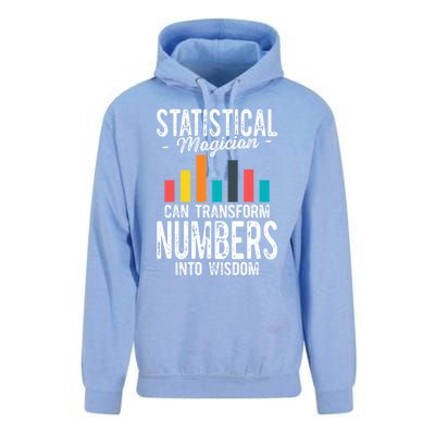 In A World Full Of Data Math Science Statistics Teacher Gift Unisex Surf Hoodie