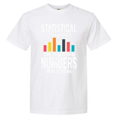 In A World Full Of Data Math Science Statistics Teacher Gift Garment-Dyed Heavyweight T-Shirt