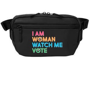 I Am Woman Watch Me Vote Crossbody Pack